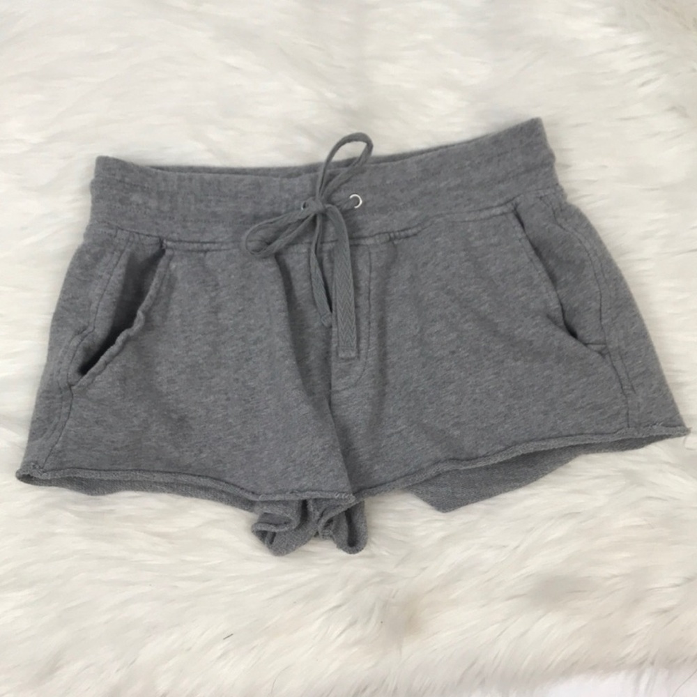 Lou & Grey Cotton Gray comfy shorts
